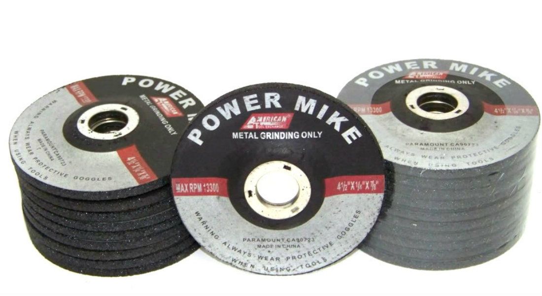 25 PC 41/2" X 1/4" X 7/8" METAL GRINDING WHEEL FOR ELECTRIC ANGLE